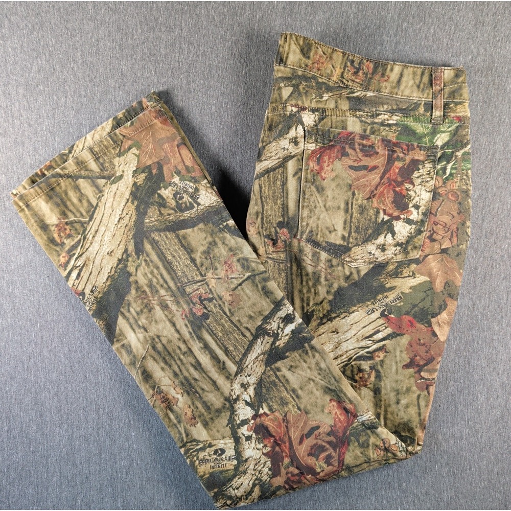Mossy Oak Camo Pants Womens Sz 16 36x30 Break Up Infinity Hunting Gorpcore Fall